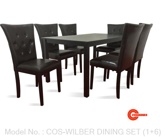 COS-WILBER DINING SET (1+6)